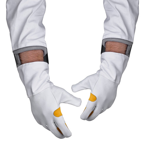 Beekeeping Bee Gloves Cow Hide Ventilated Heavy Duty Gloves 2XL