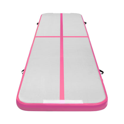 Everfit 4M Air Track Gymnastics Tumbling Exercise Cheerleading Mat Inflatable Pink